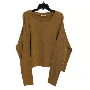 Jolie Oversized Boxy Urban Ribbed Top, Size L